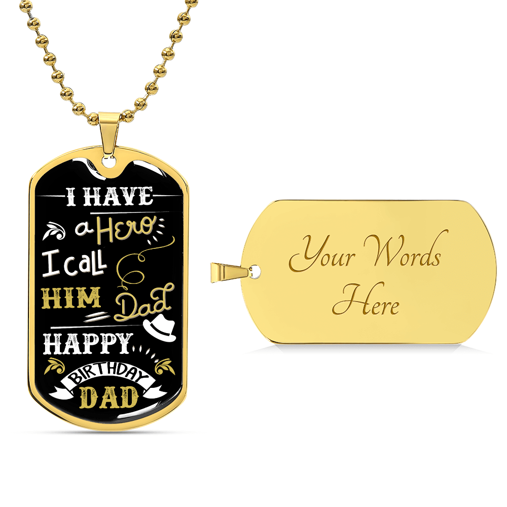 Personalized Dog Tag - for Dad