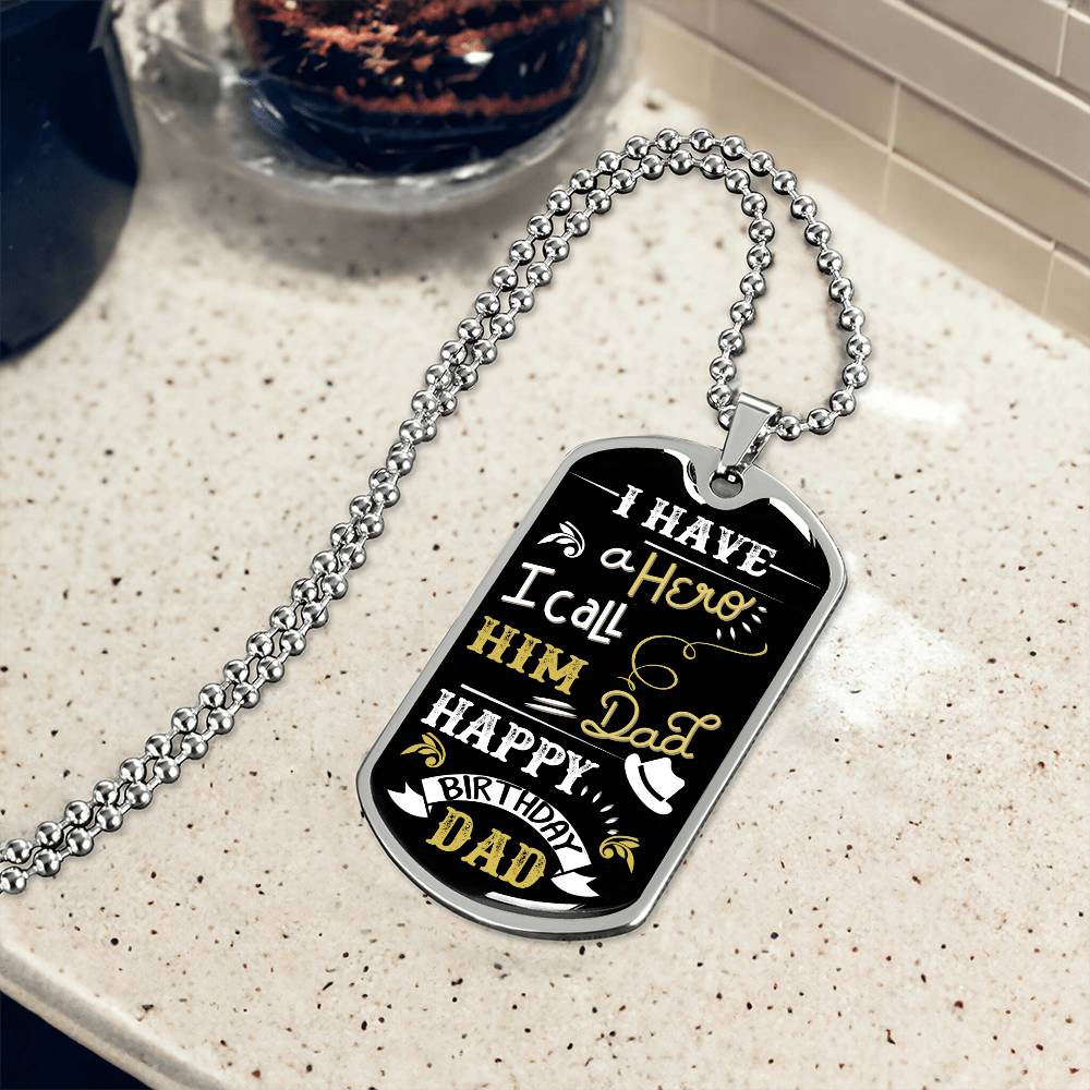 Personalized Dog Tag - for Dad