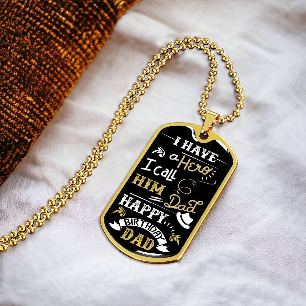Personalized Dog Tag - for Dad