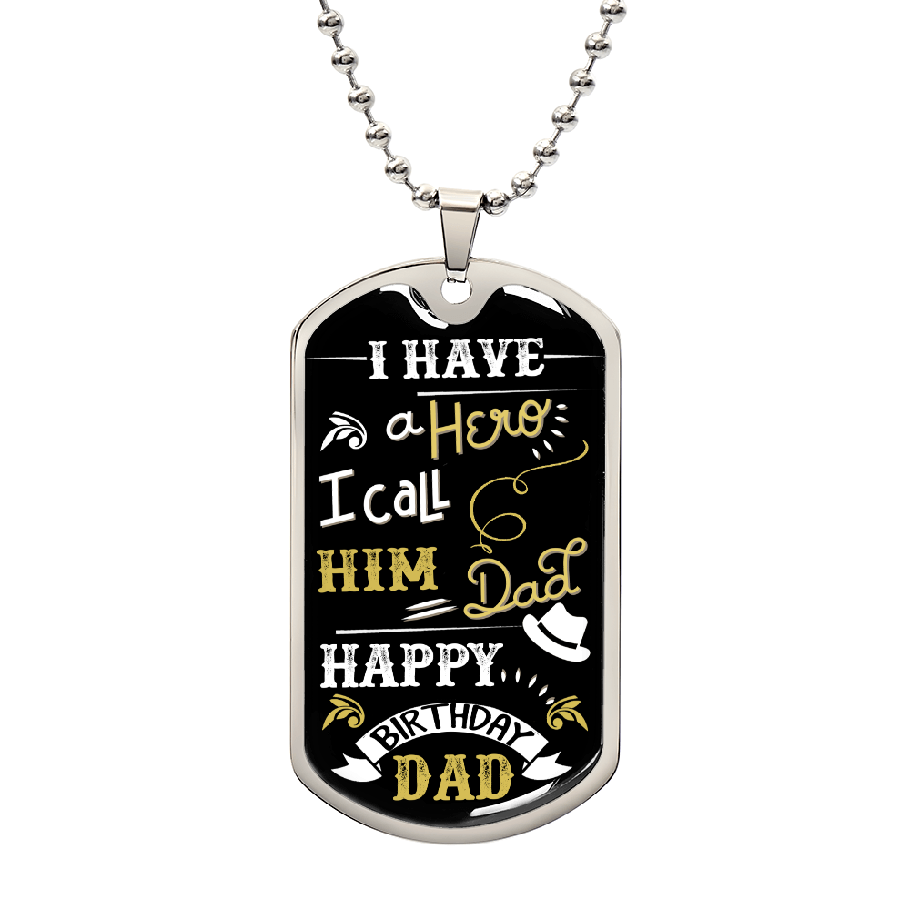 Personalized Dog Tag - for Dad