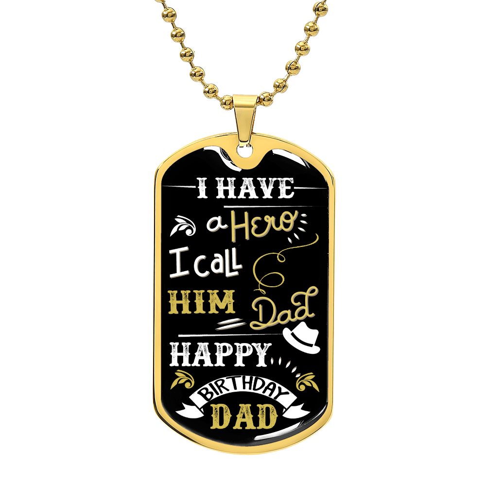 Personalized Dog Tag - for Dad