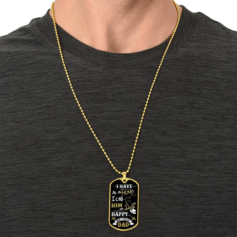 Personalized Dog Tag - for Dad