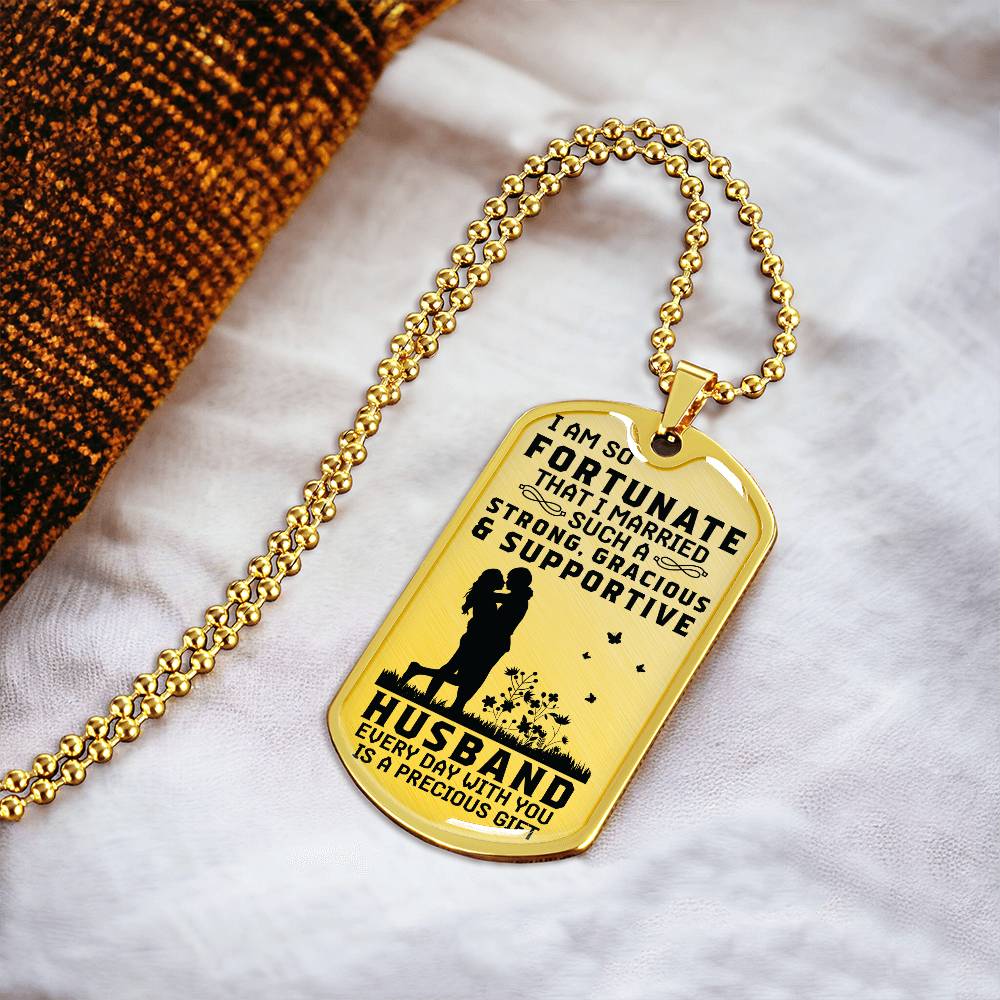 Personalized Dog Tag -for husband