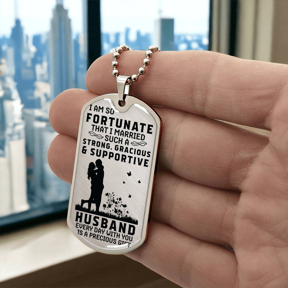 Personalized Dog Tag -for husband