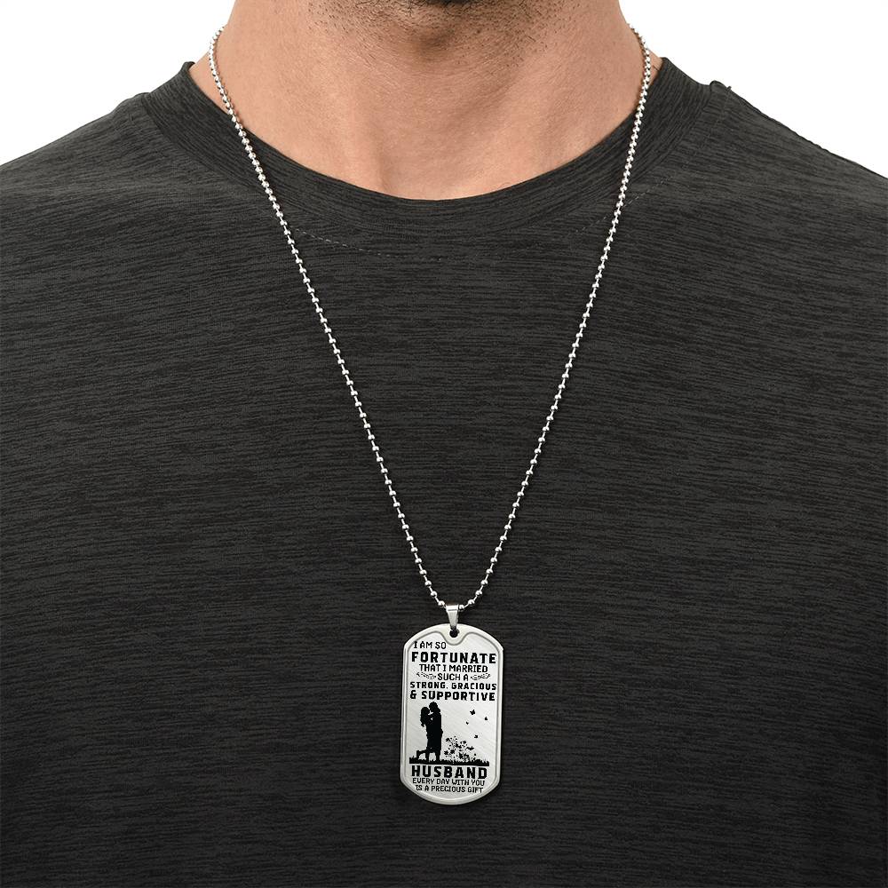 Personalized Dog Tag -for husband