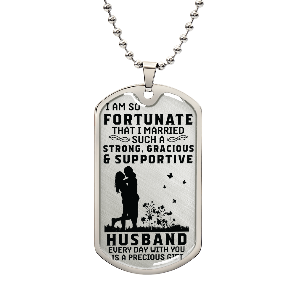 Personalized Dog Tag -for husband