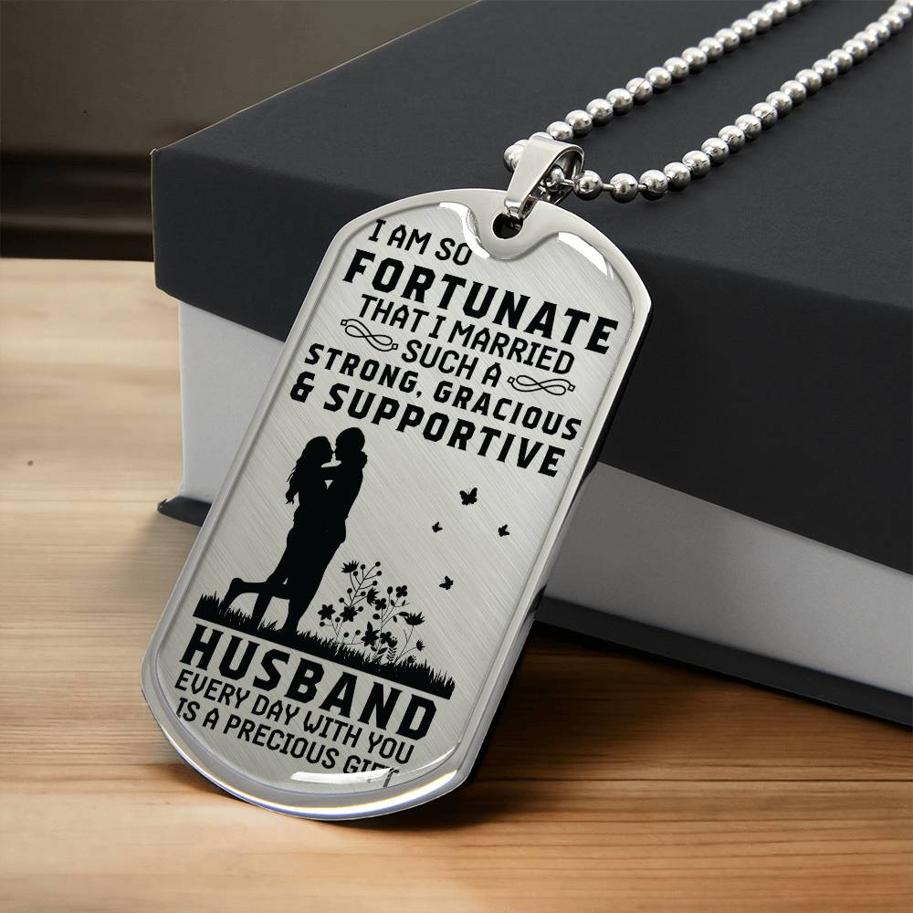Personalized Dog Tag -for husband
