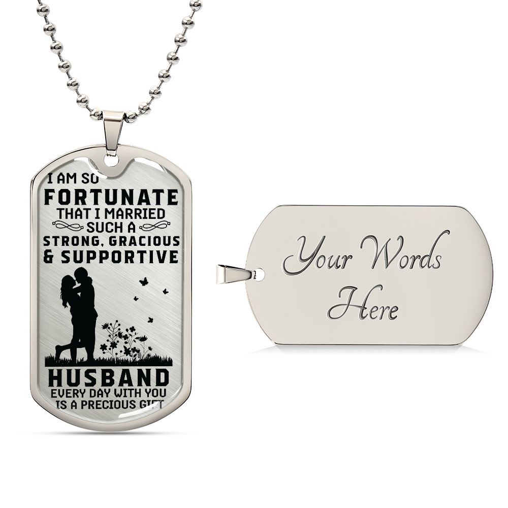 Personalized Dog Tag -for husband