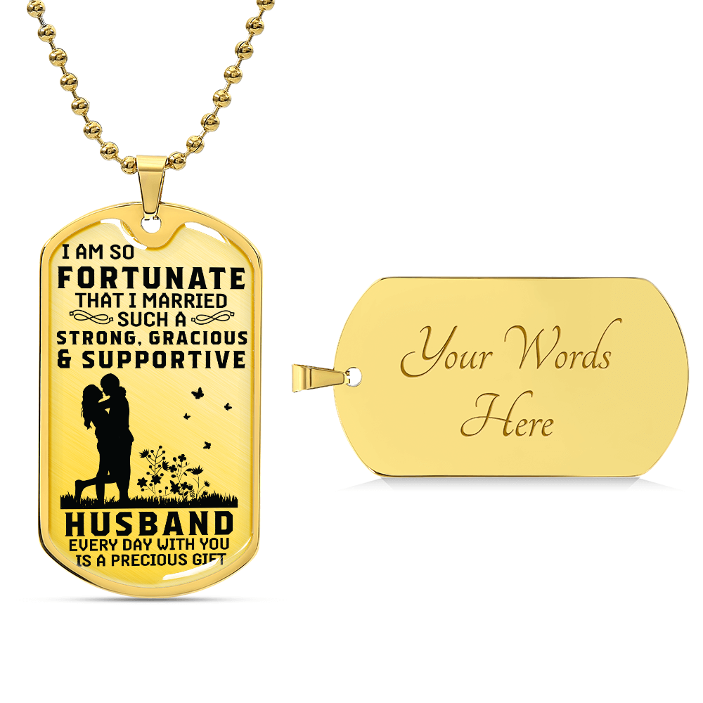 Personalized Dog Tag -for husband