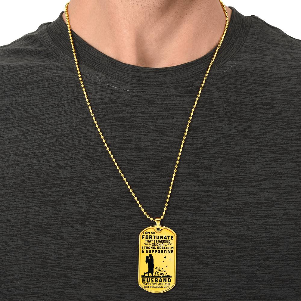 Personalized Dog Tag -for husband