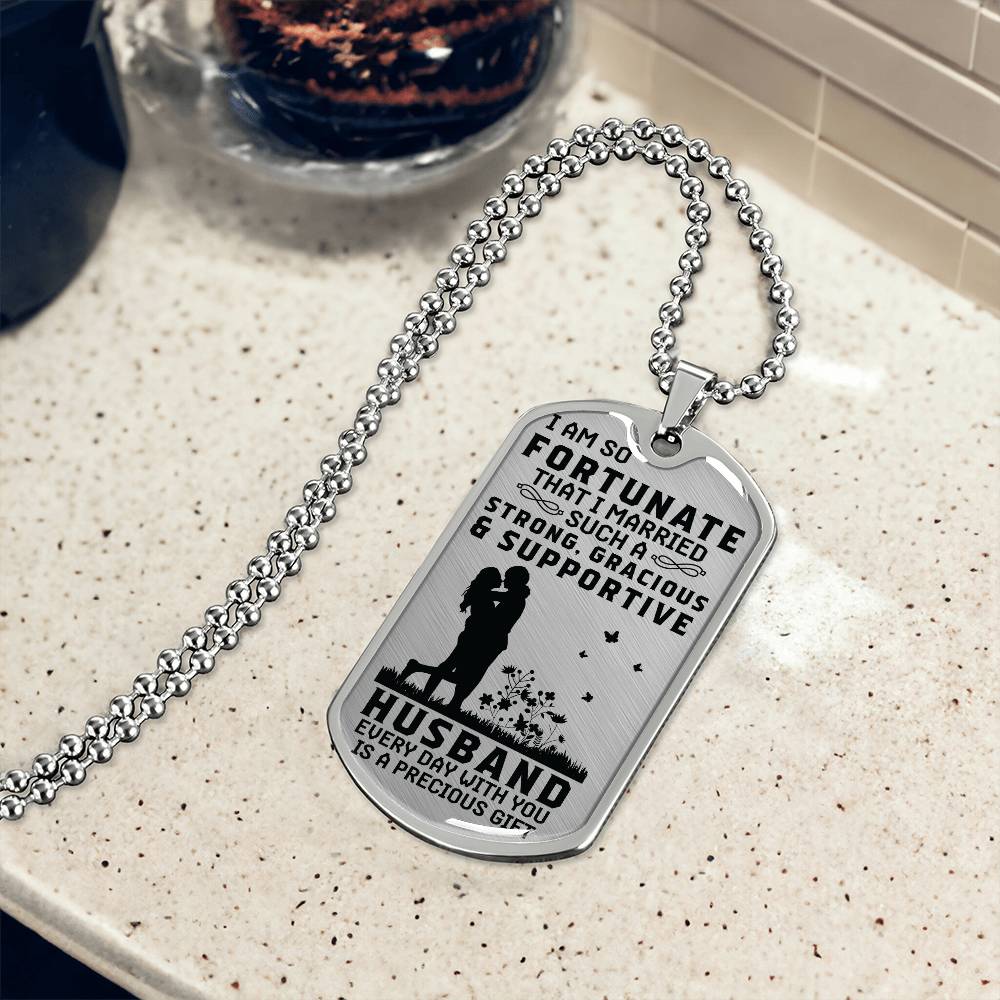 Personalized Dog Tag -for husband