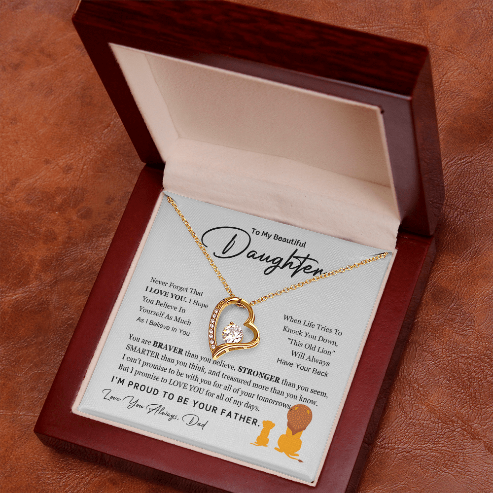 Forever Love Necklace for Daughter – From Dad