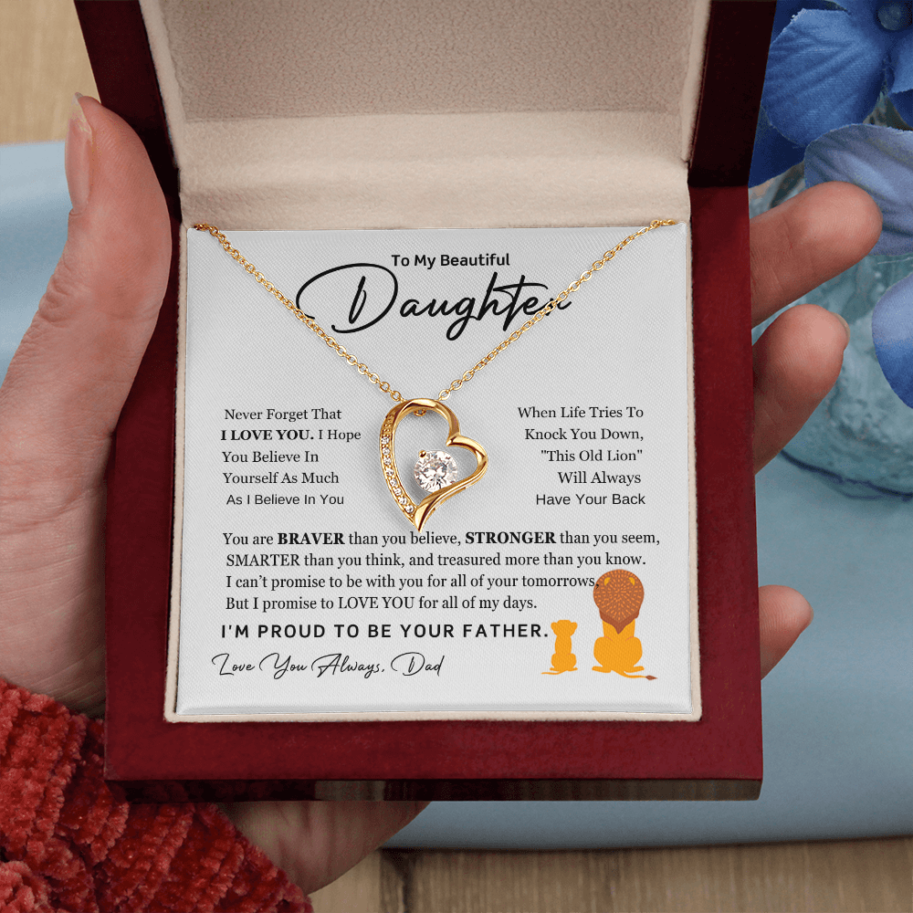 Forever Love Necklace for Daughter – From Dad
