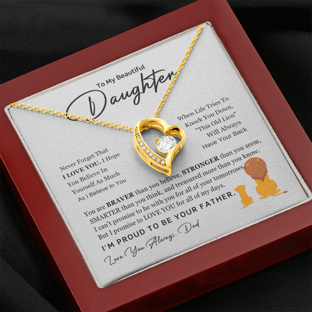 Forever Love Necklace for Daughter – From Dad
