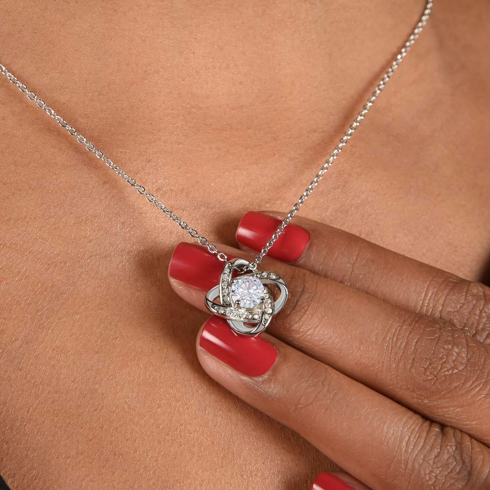 To My Daughter โ Eternal Love Knot Necklace from Dad