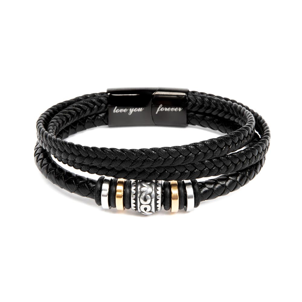 To My Grandson – Love You Forever Bracelet with Exclusive Message Card