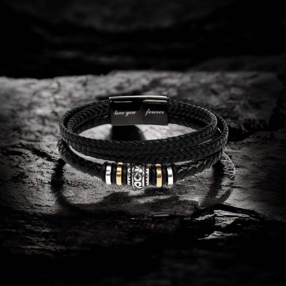 To My Grandson – Love You Forever Bracelet with Exclusive Message Card