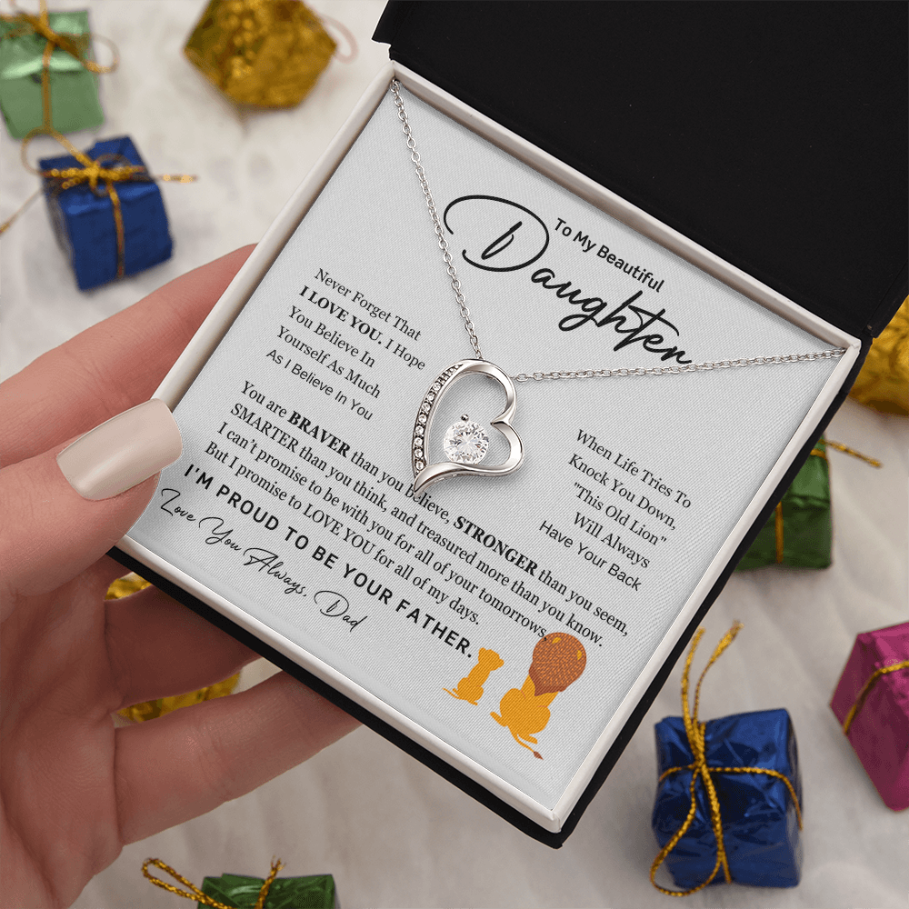 Forever Love Necklace for Daughter – From Dad