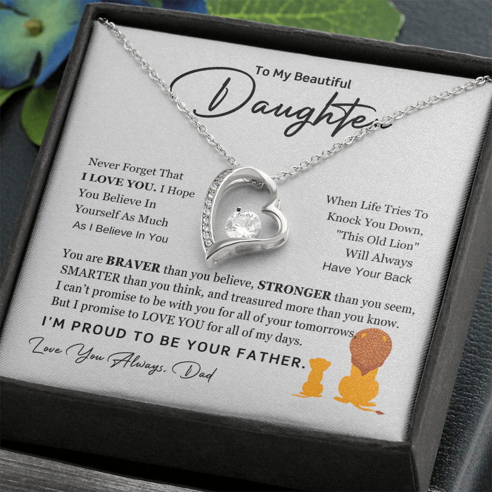 Forever Love Necklace for Daughter – From Dad