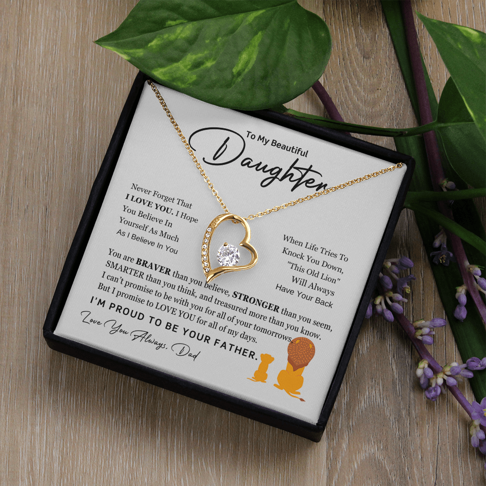 Forever Love Necklace for Daughter – From Dad