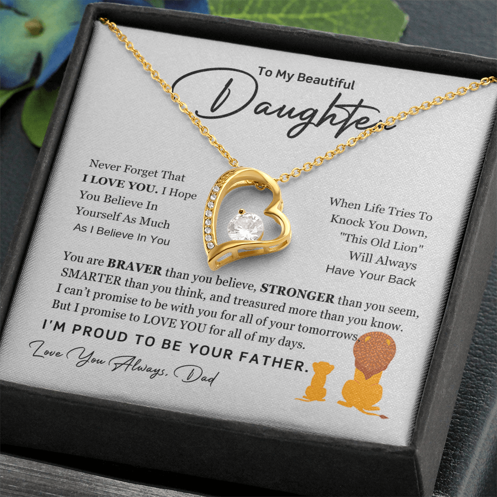 Forever Love Necklace for Daughter – From Dad