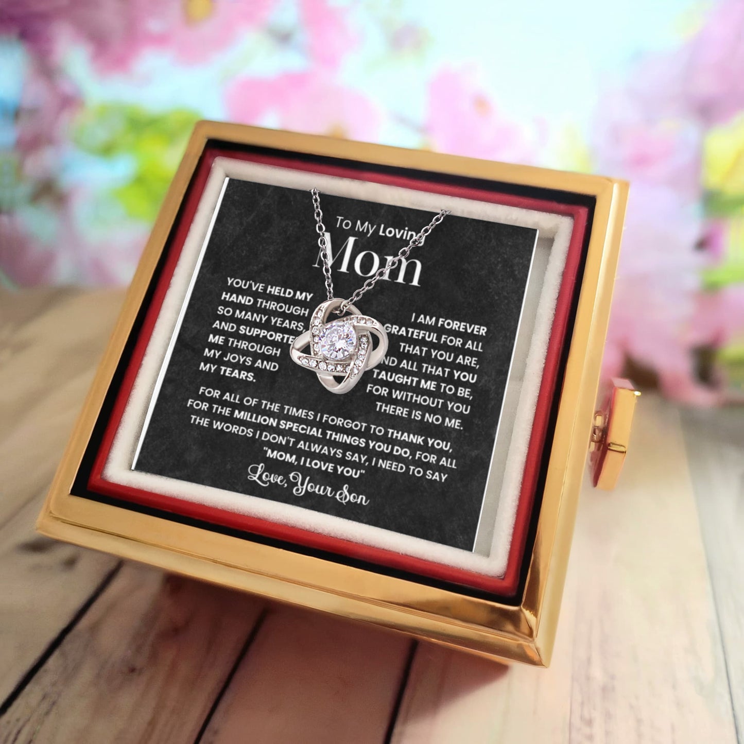 Love Knot Necklace - To My Loving Mum
