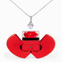 Alluring Beauty Necklace and Red Heart Rose Box gift set