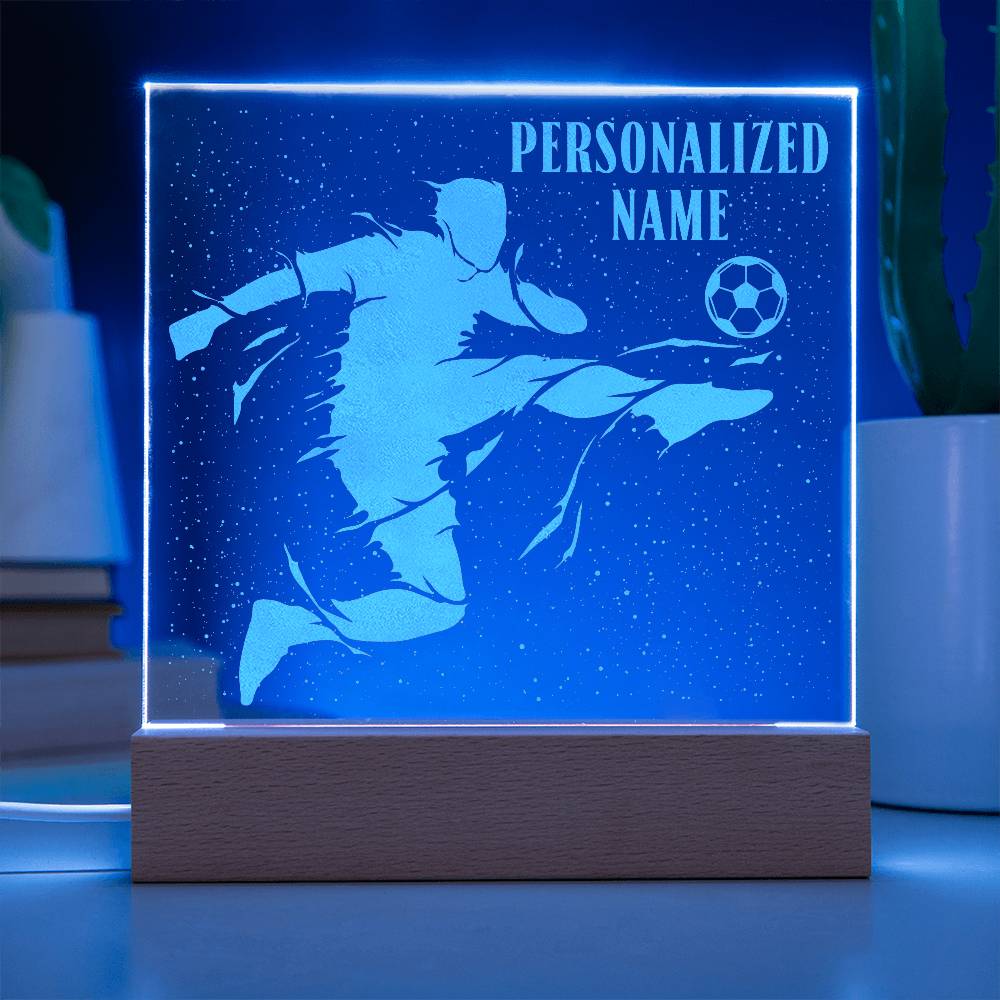 Acrylic Square Plaque - Personalized Name