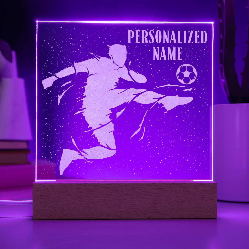 Acrylic Square Plaque - Personalized Name