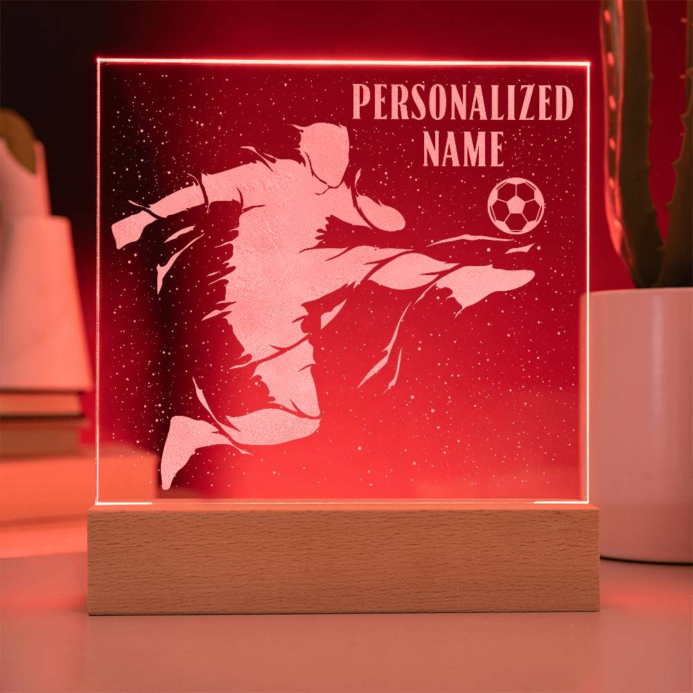 Acrylic Square Plaque - Personalized Name