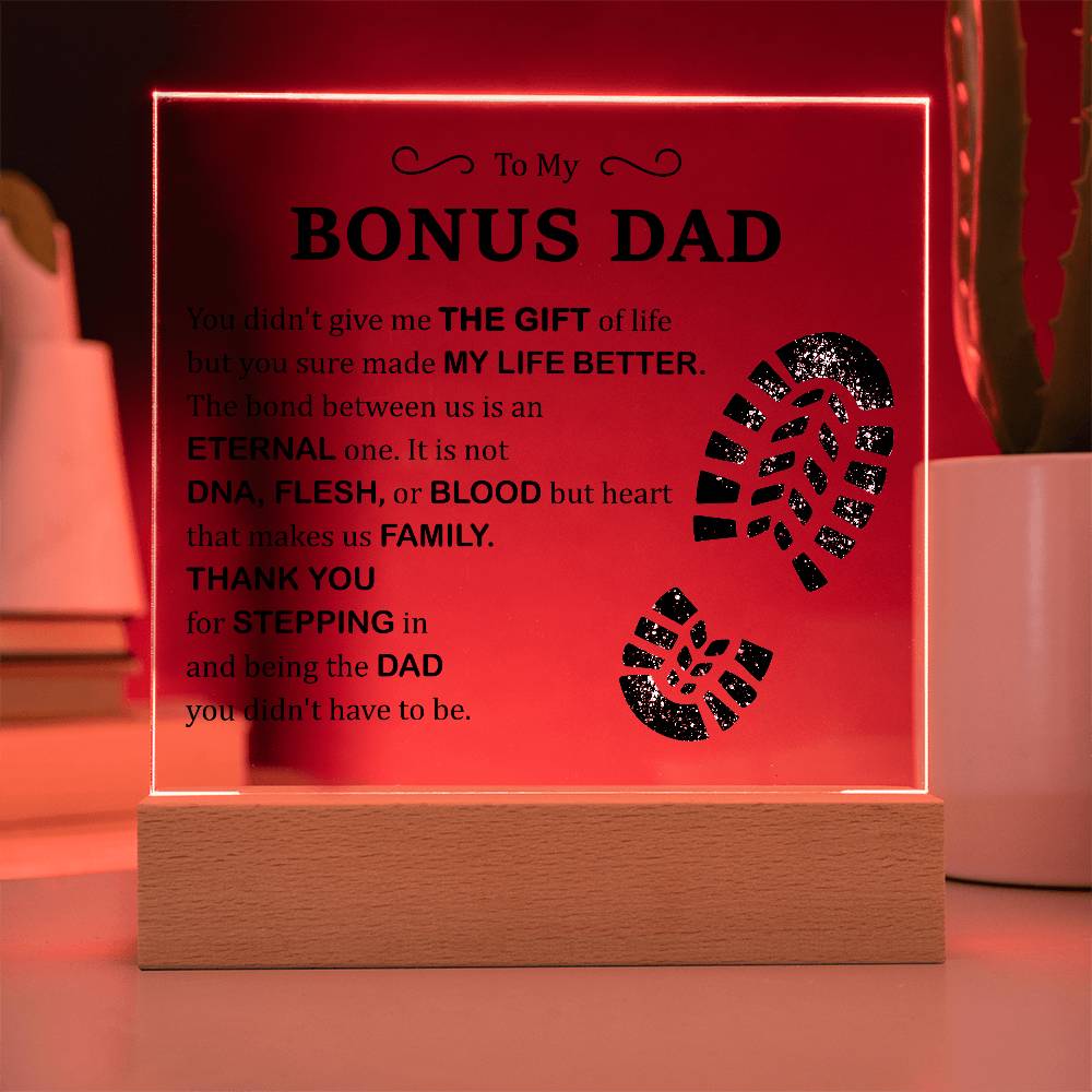 Acrylic Square Plaque - You didn_t give me the gift of life