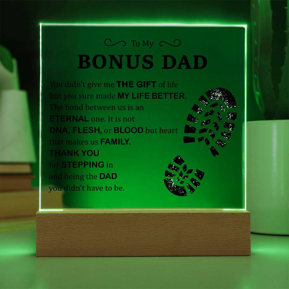 Acrylic Square Plaque - You didn_t give me the gift of life