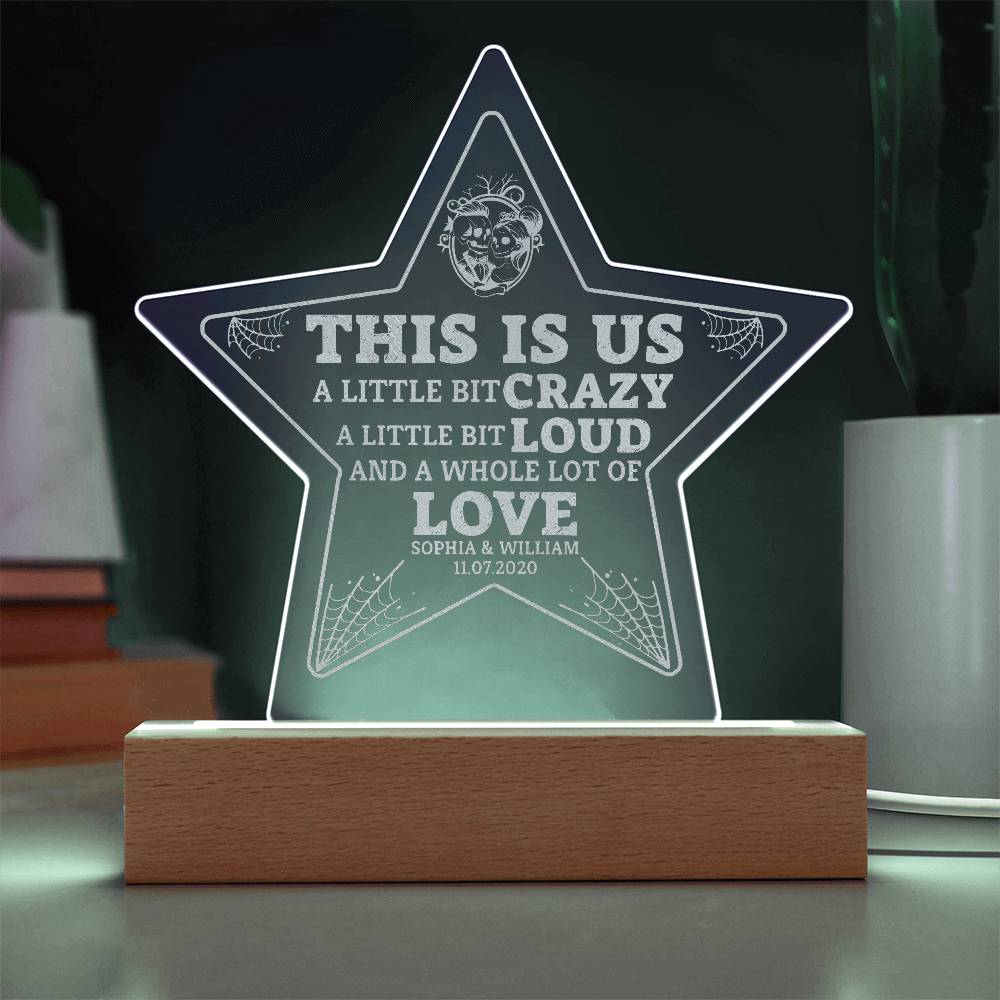 Acrylic Star Plaque - This is Us