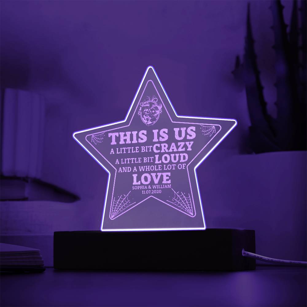 Acrylic Star Plaque - This is Us