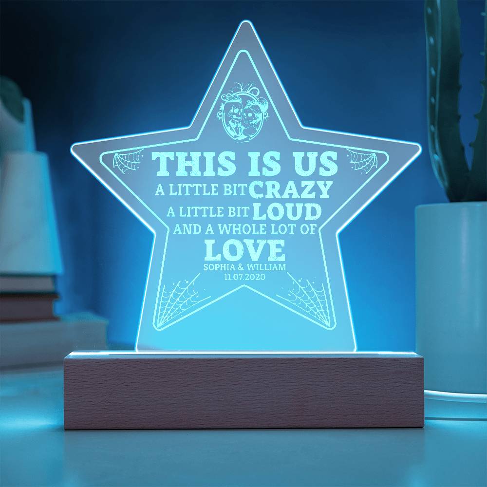 Acrylic Star Plaque - This is Us