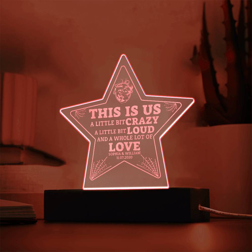 Acrylic Star Plaque - This is Us