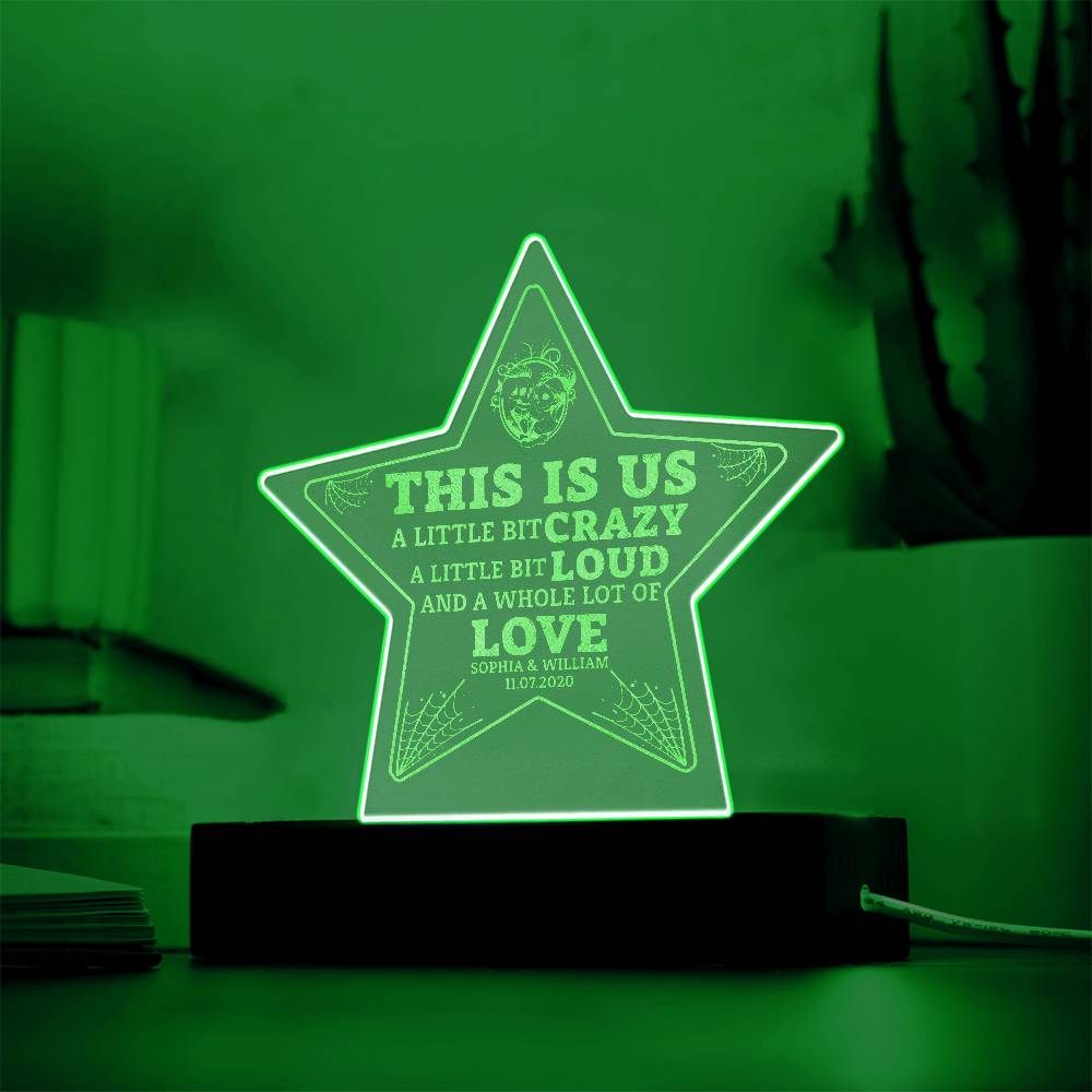 Acrylic Star Plaque - This is Us