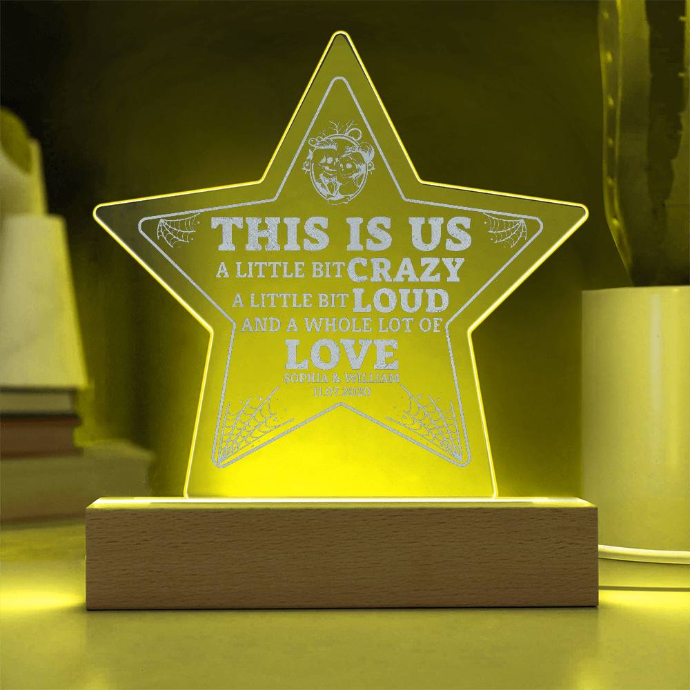 Acrylic Star Plaque - This is Us