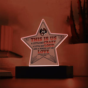 Acrylic Star Plaque -This is us