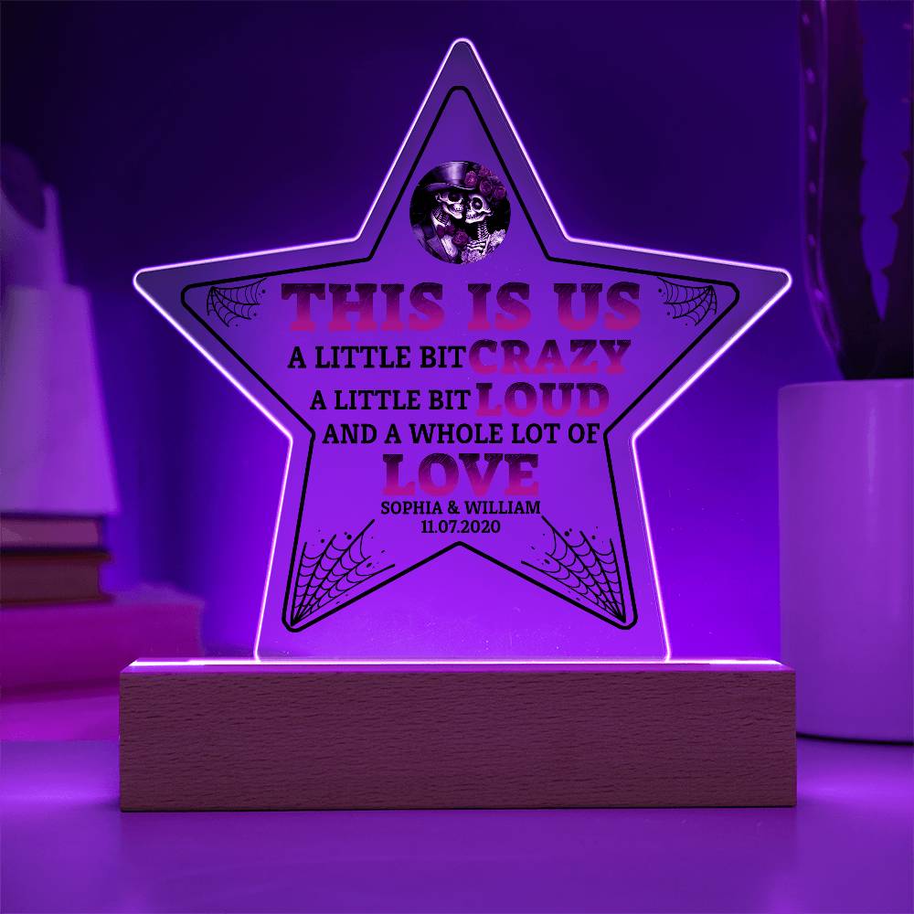 Acrylic Star Plaque -This is us