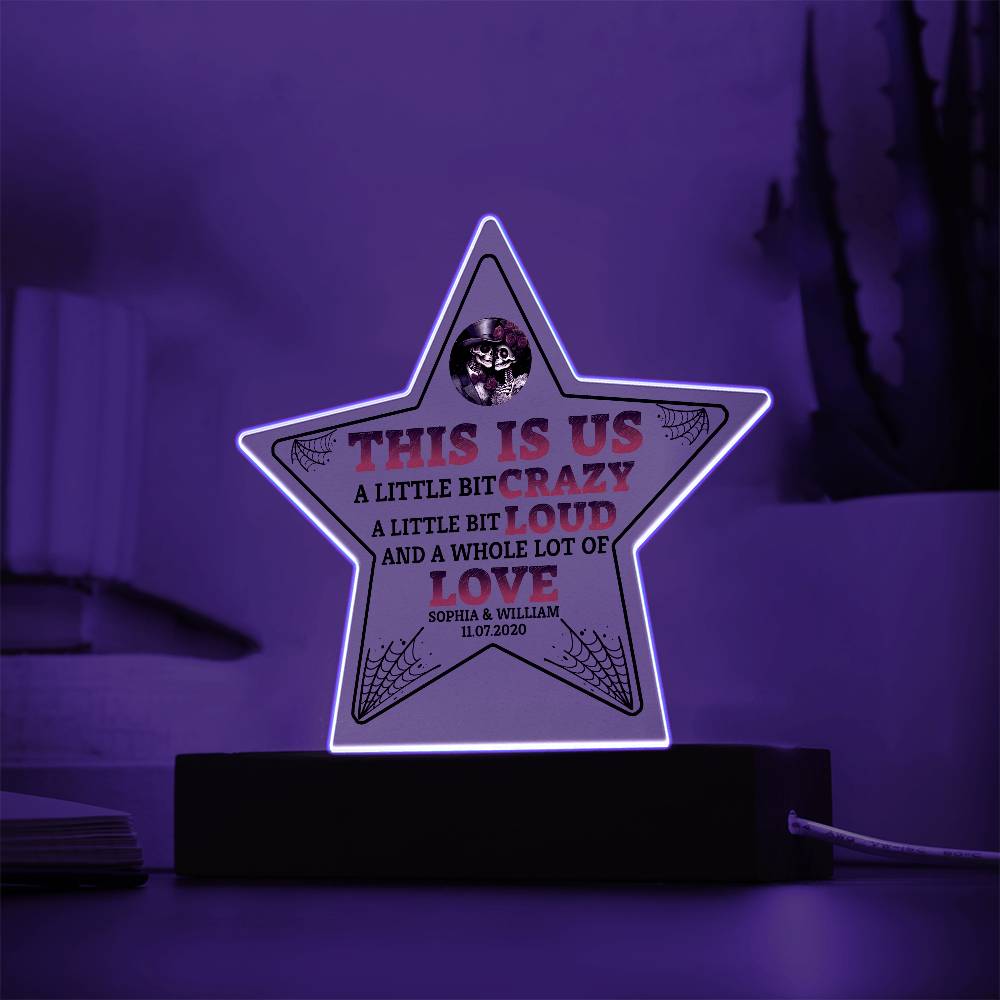 Acrylic Star Plaque -This is us