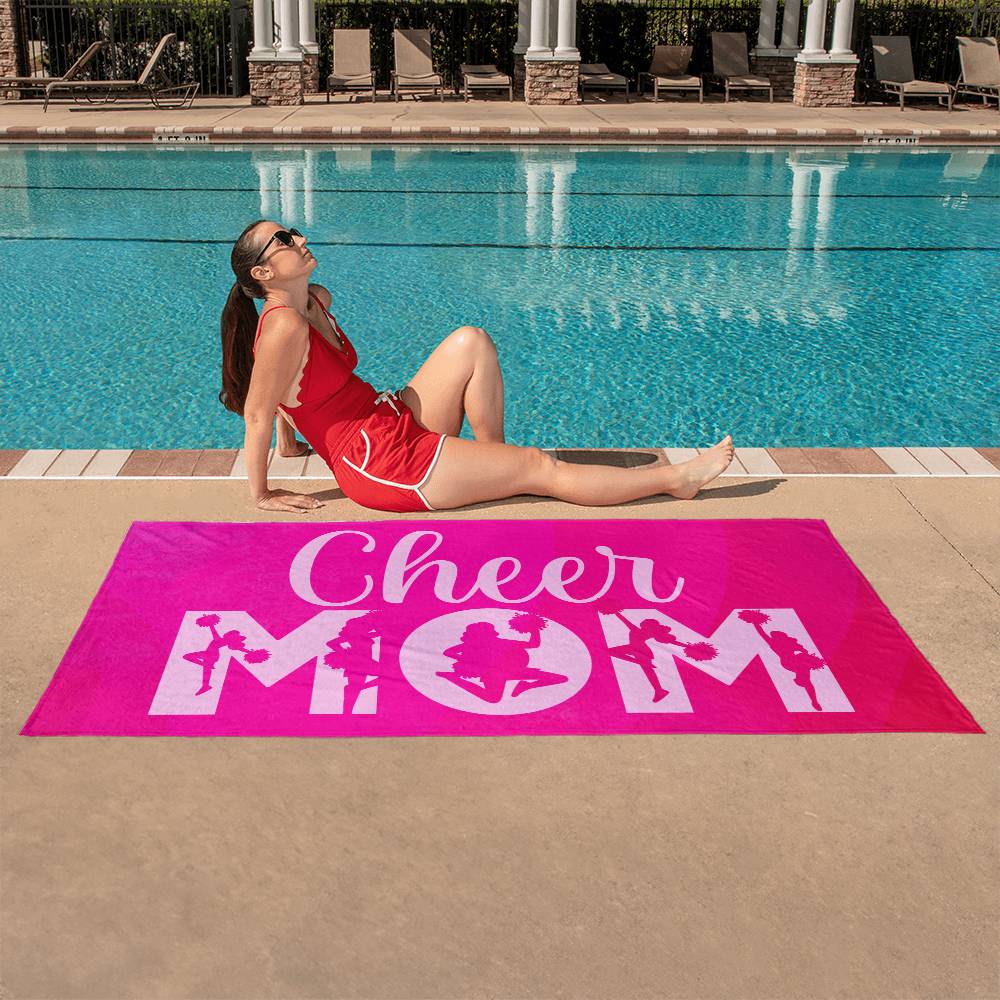 Beach Towel - Cheer Mom