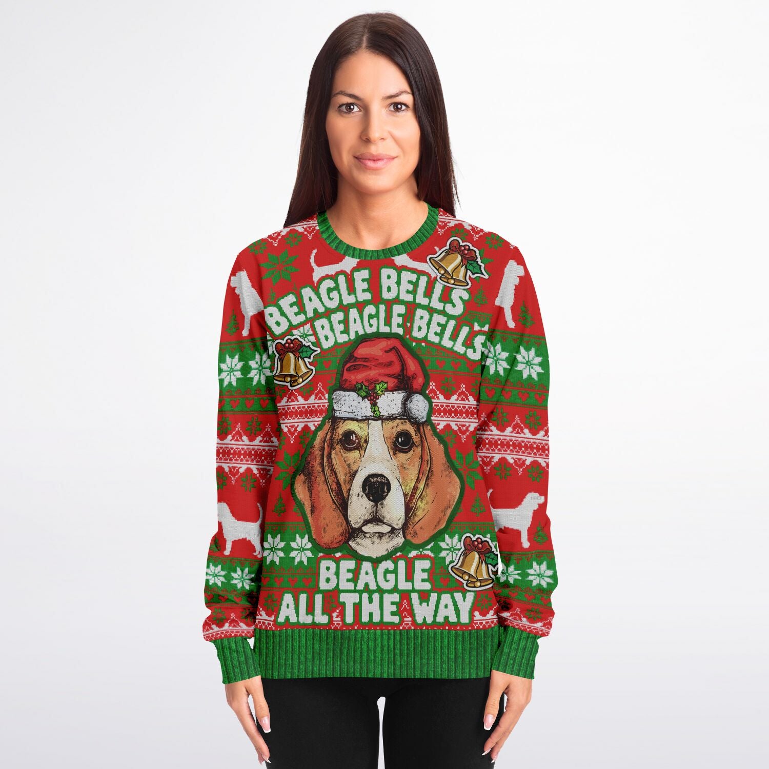 Beagle Bells Dog Christmas Sweatshirt