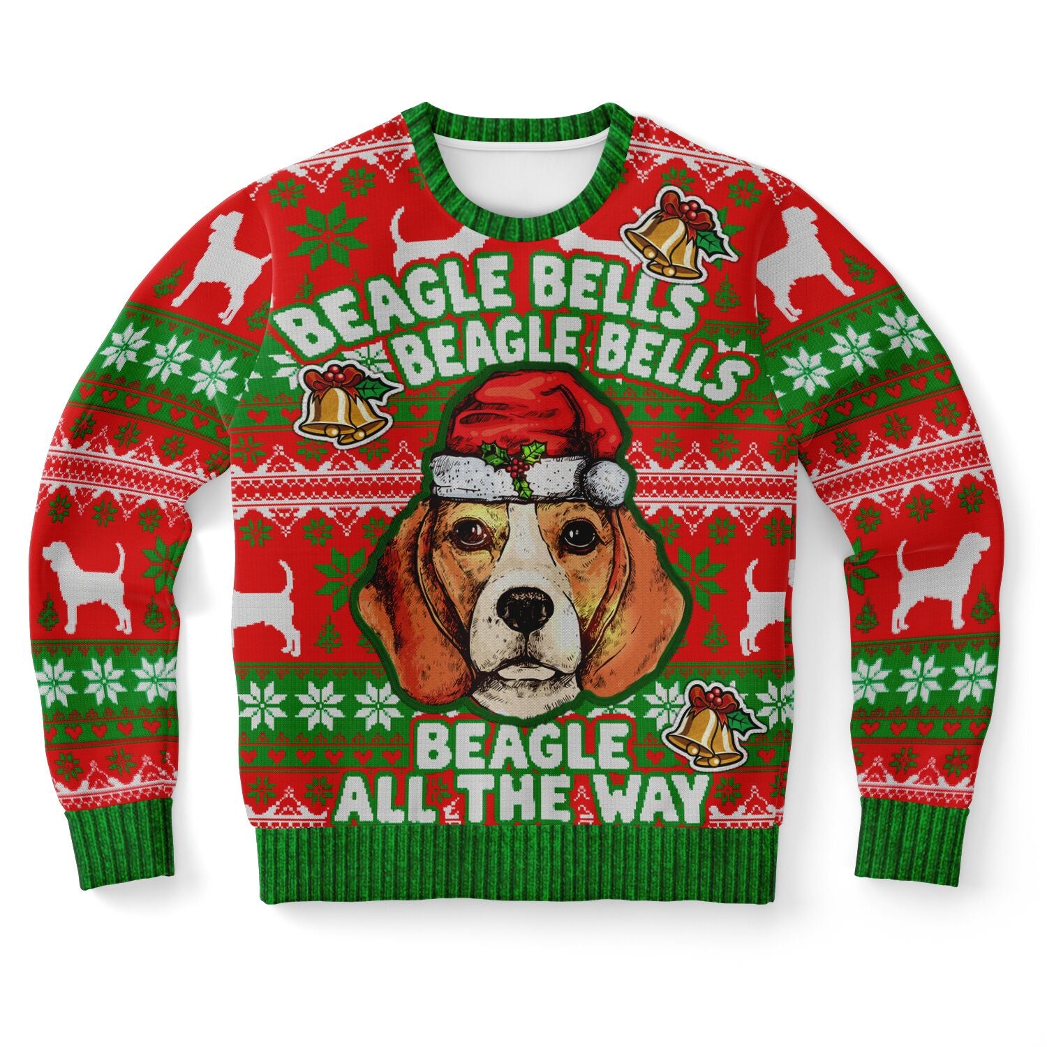 Beagle Bells Dog Christmas Sweatshirt