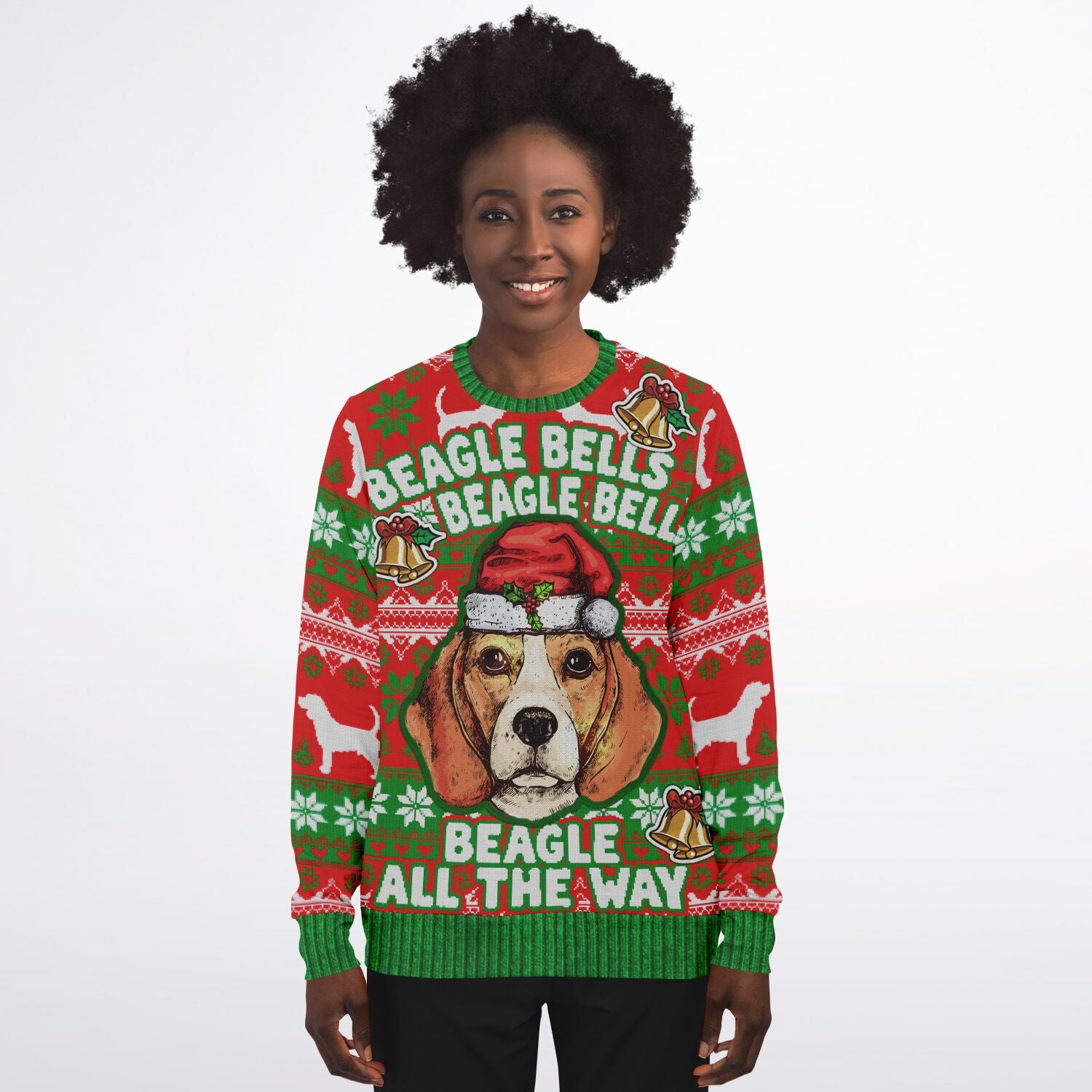 Beagle Bells Dog Christmas Sweatshirt