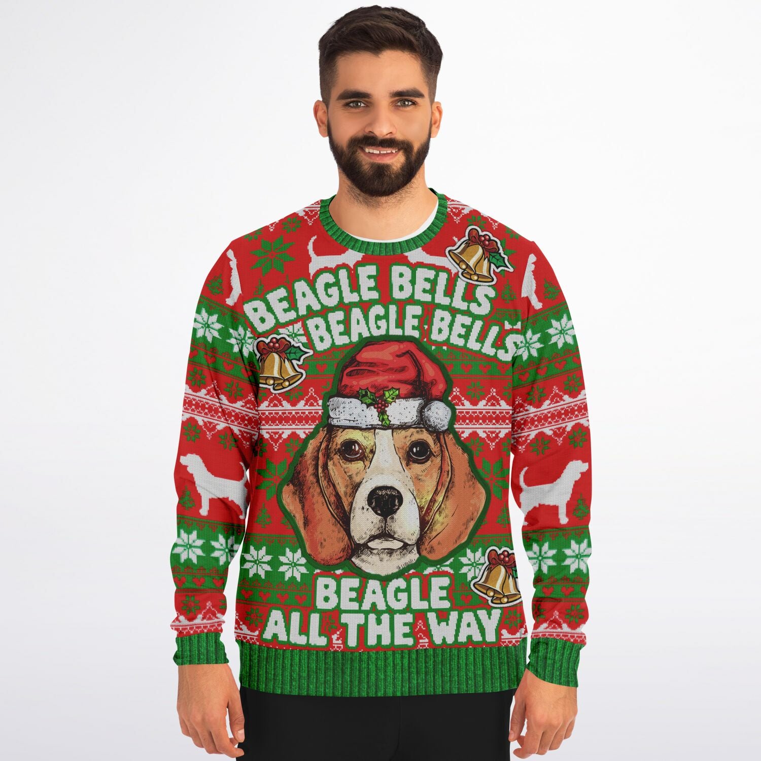 Beagle Bells Dog Christmas Sweatshirt