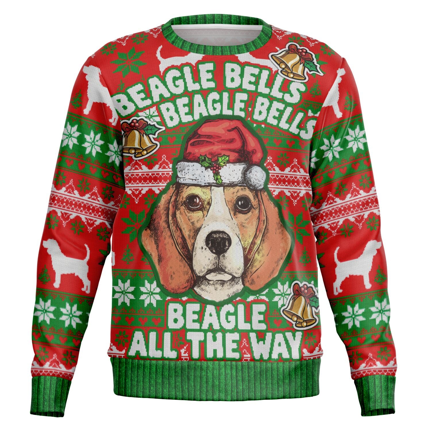 Beagle Bells Dog Christmas Sweatshirt