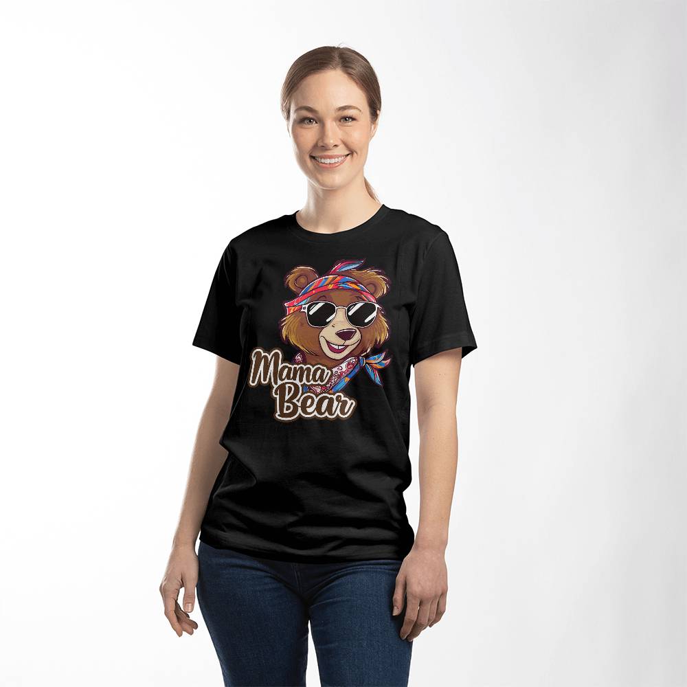 Bella + Canvas 3001 Unisex T-Shirt - Mama bear