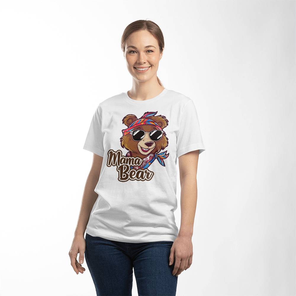 Bella + Canvas 3001 Unisex T-Shirt - Mama bear