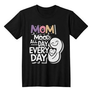 Bella + Canvas 3001 Unisex T-Shirt - Mom all day